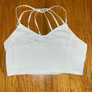 White crop top